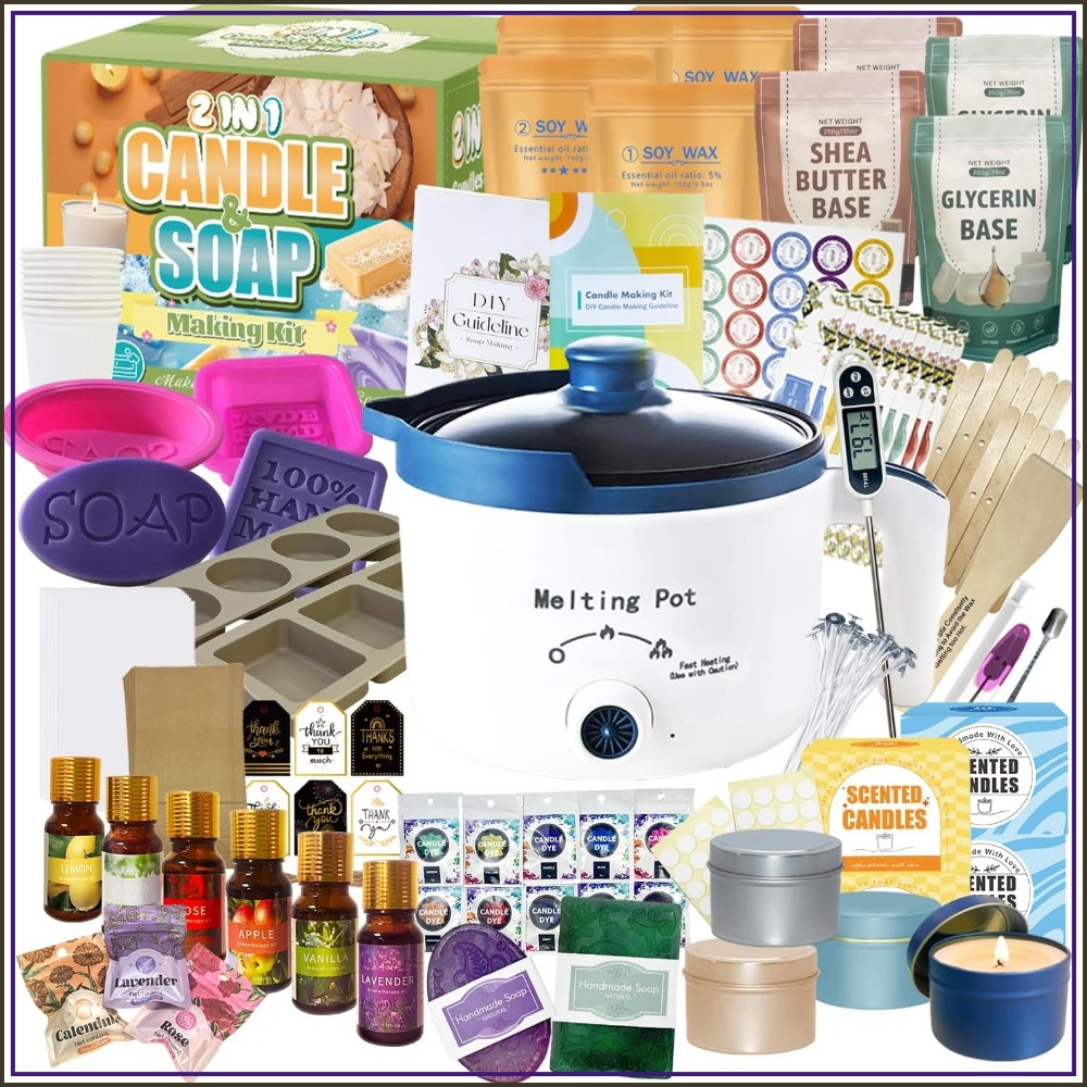 Candle Making Kits - 2-in-1 Candle & Soap Making Kit