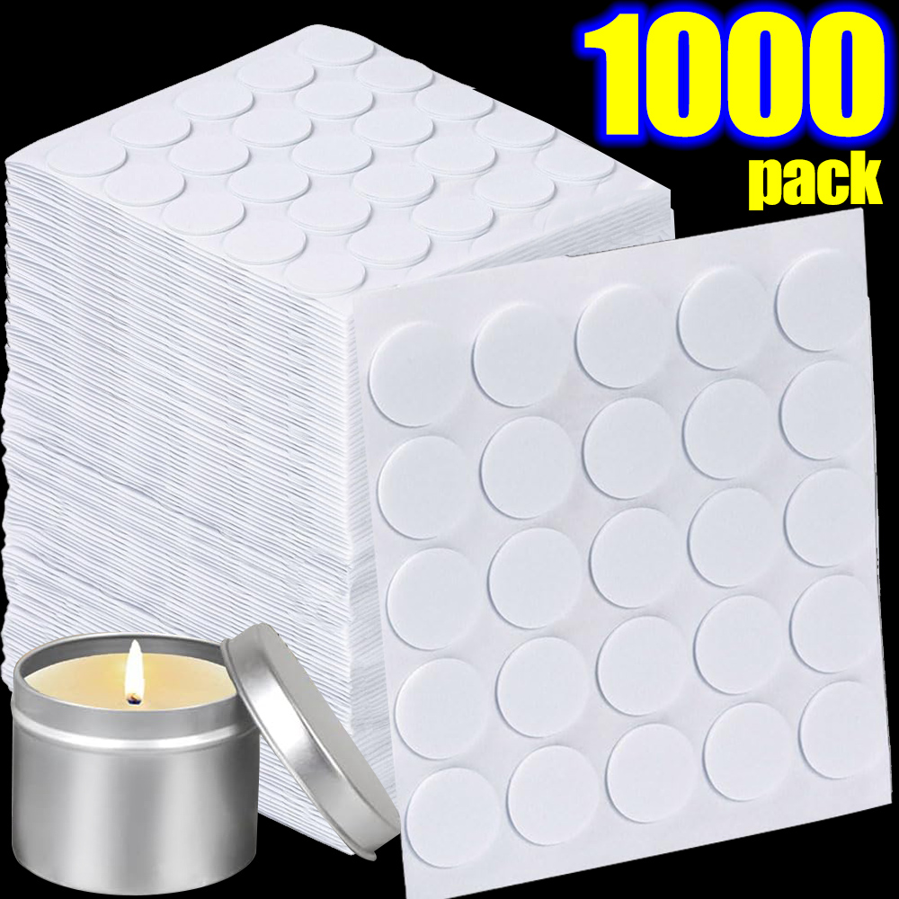 Candle Making Set - 15mm White Candle Wick Stickers Double-sided