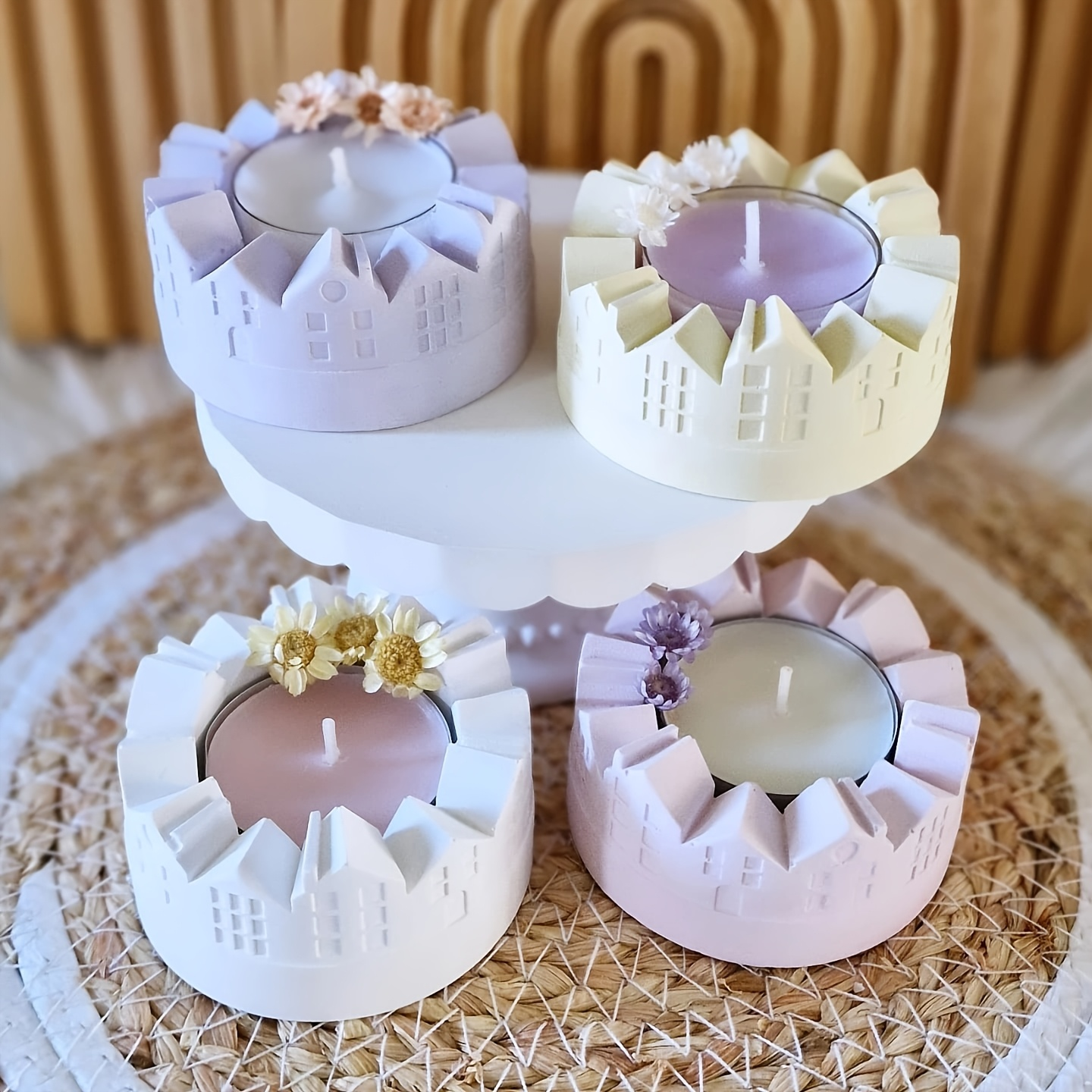 Candle Making Design - Reusable Silicone Mold Compatible for Resin