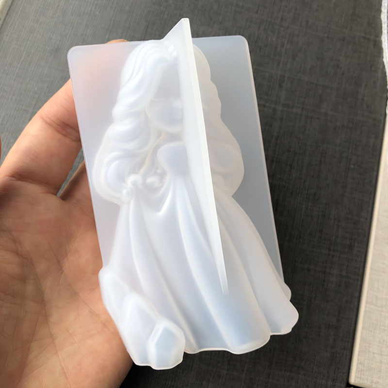 3D Cute Princess Silicone Cand - Candle Making Design avaliação e preço