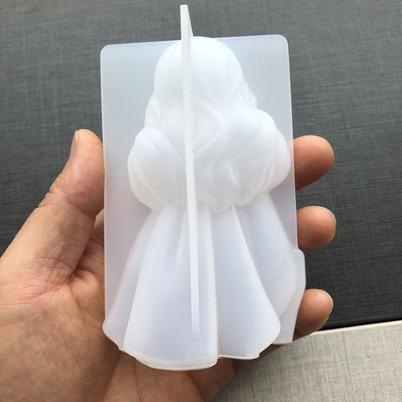 3D Cute Princess Silicone Cand - Candle Making Design avaliação e preço