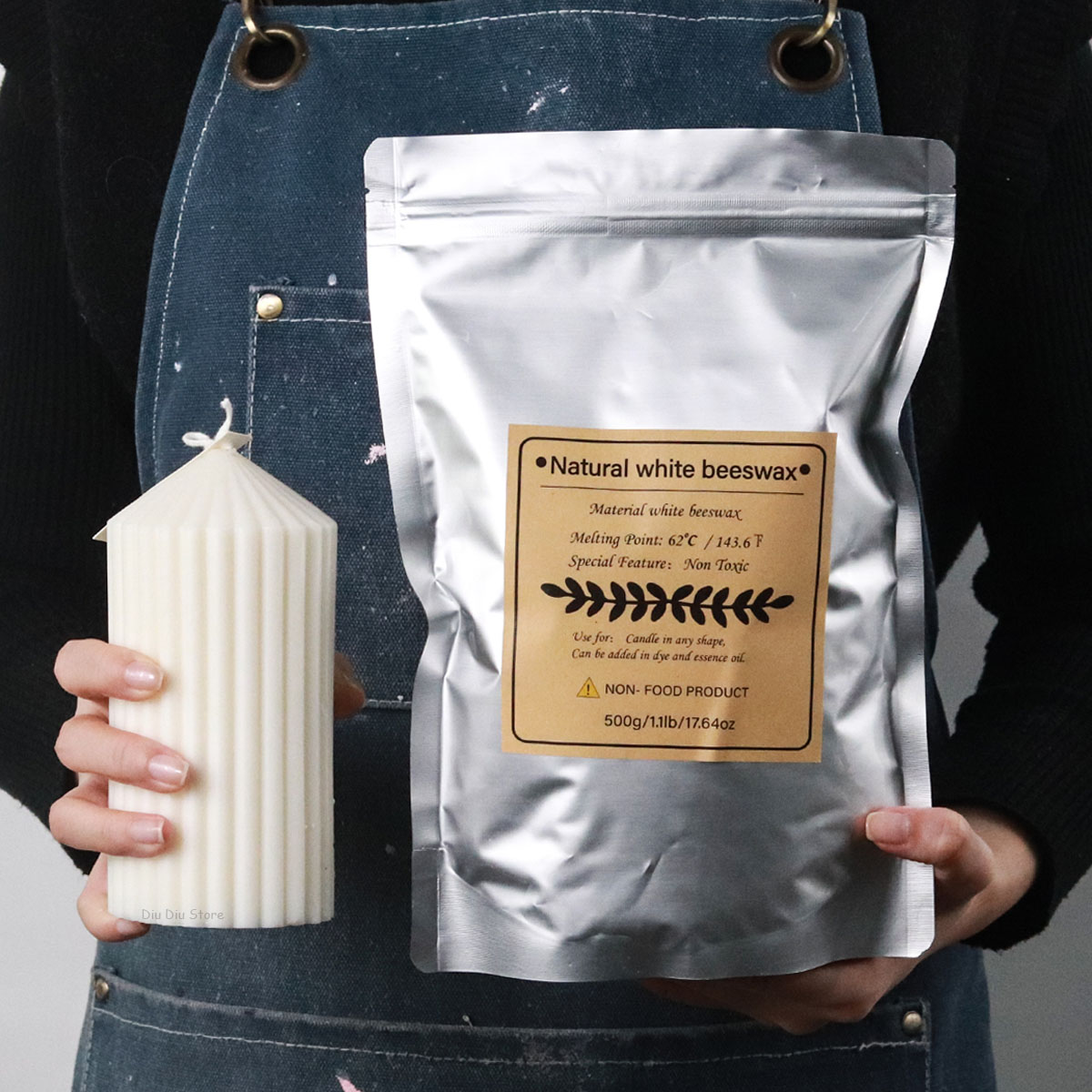 White Beeswax Pure Natural Gra - Candle Making Kit Beeswax avaliação e preço