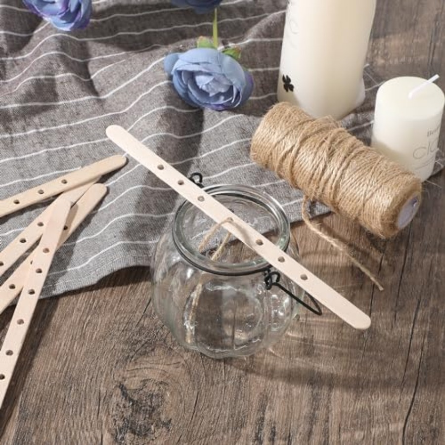 Wooden Candle Wick Holders 50  - Candle Making Homewood avaliação e preço
