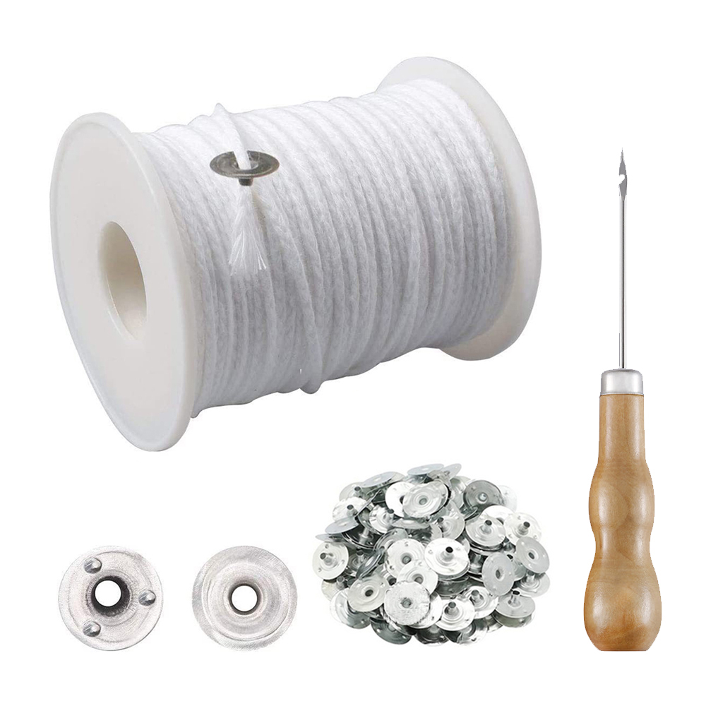 61M Woven Cotton Wick Material - Candle Making Homewood avaliação e preço