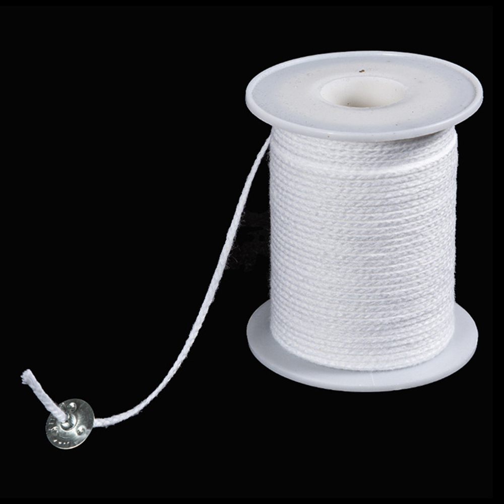 61M Woven Cotton Wick Material - Candle Making Homewood avaliação e preço