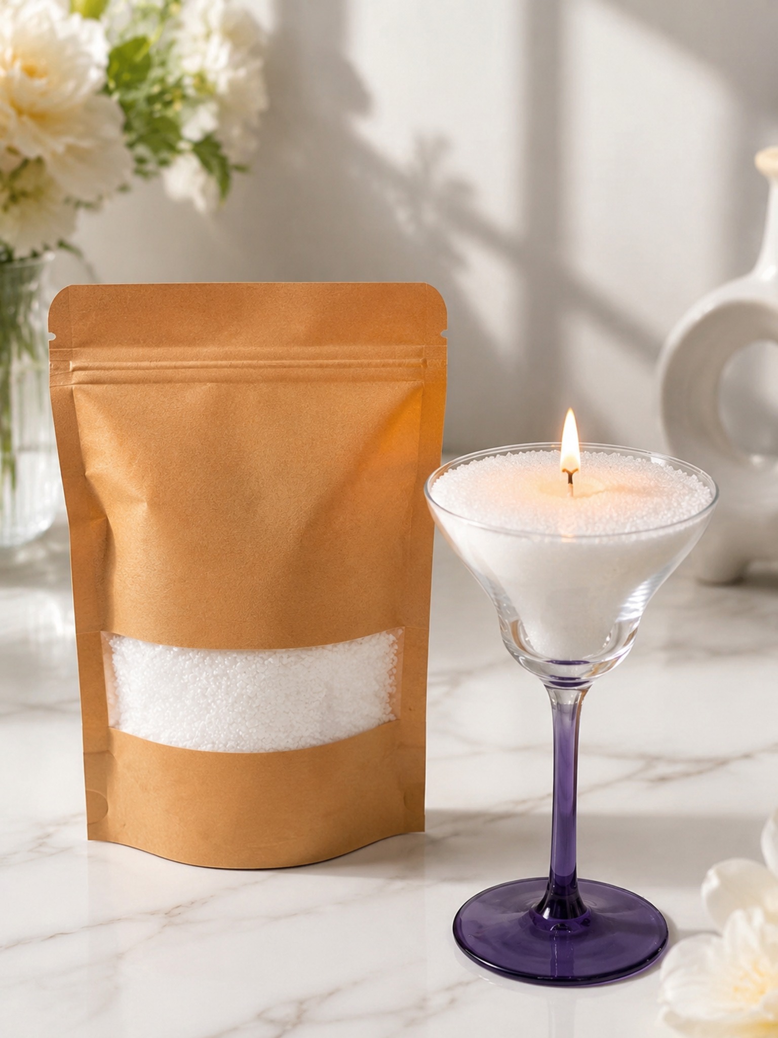 1000g pearl wax DIY is the raw - Candle Making Place avaliação e preço