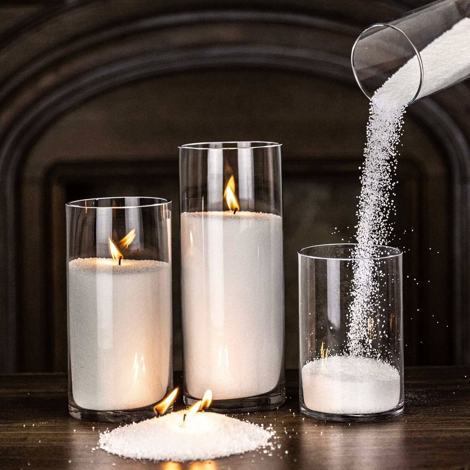 500g-1kg Sand Wax Ice Flower W - Candle Making Kits avaliação e preço
