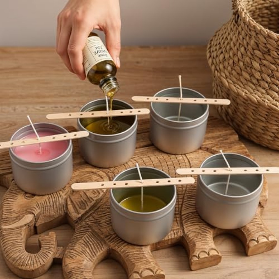 Wooden Candle Wick Holders 50  - Candle Making Homewood avaliação e preço