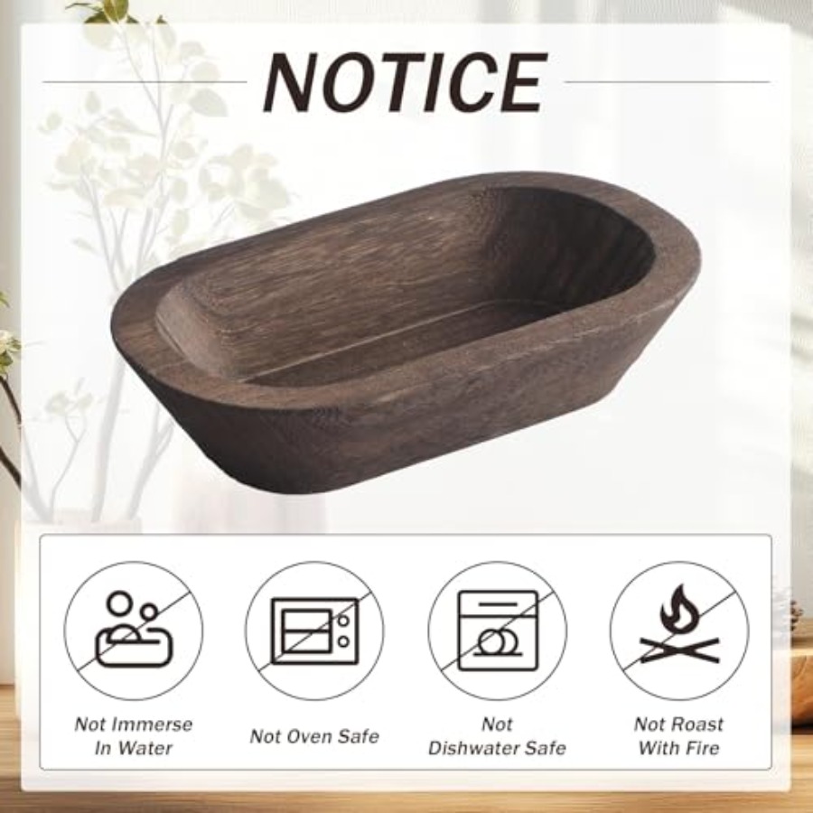 12 Pack Dough Rustic Wooden Bo - Candle Making Homewood avaliação e preço