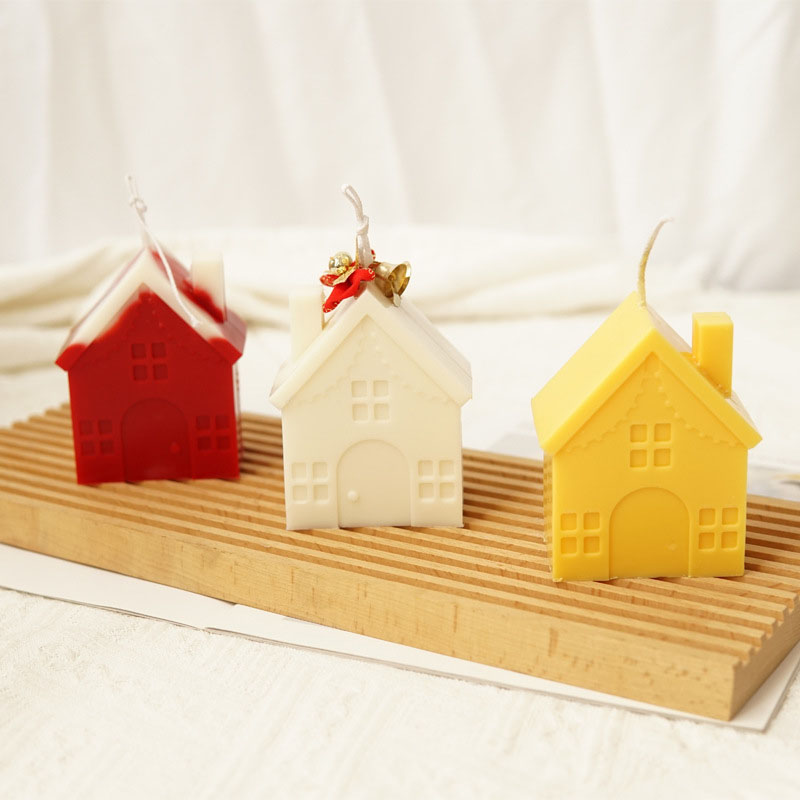 DIY House Candle Molds 3D Wood - Candle Making Homewood avaliação e preço