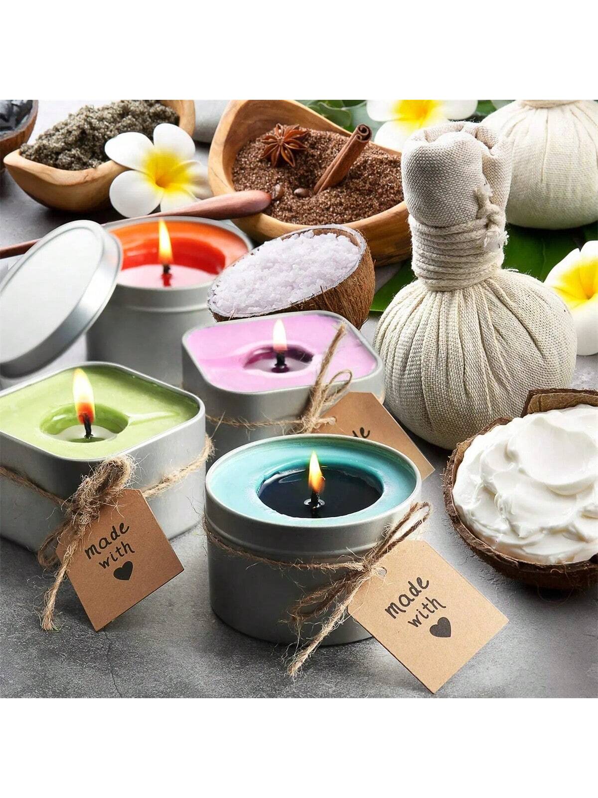 500g/1kg Pure Soy Wax Paraffin - Candle Making Kits avaliação e preço