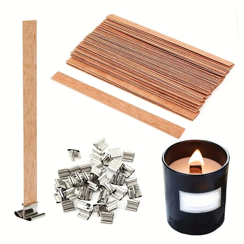 30pcs High Quality Wooden Cand - Candle Making Kit Beeswax avaliação e preço