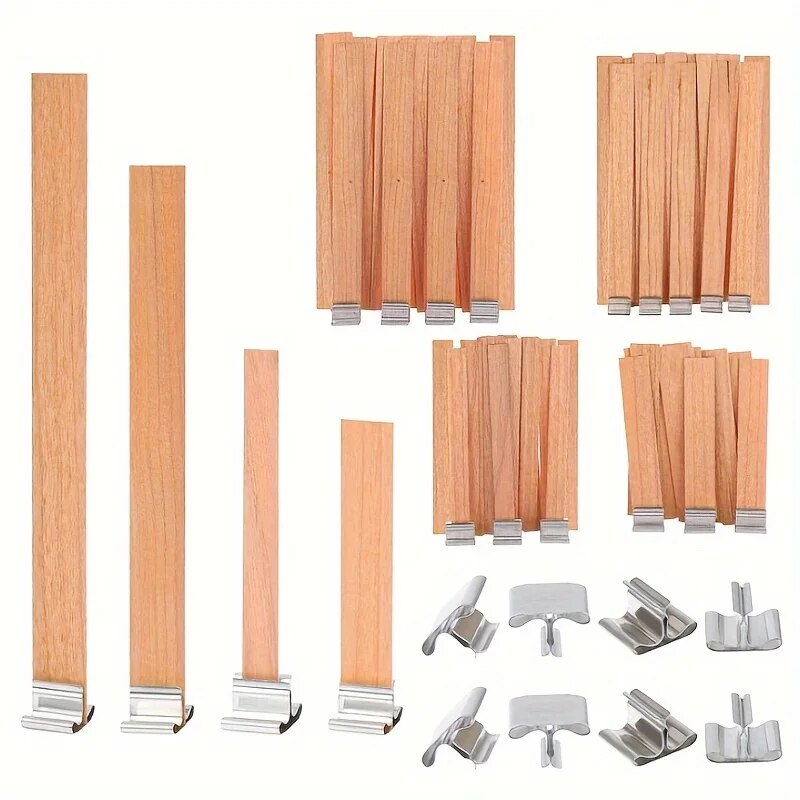 30pcs High Quality Wooden Cand - Candle Making Kit Beeswax avaliação e preço