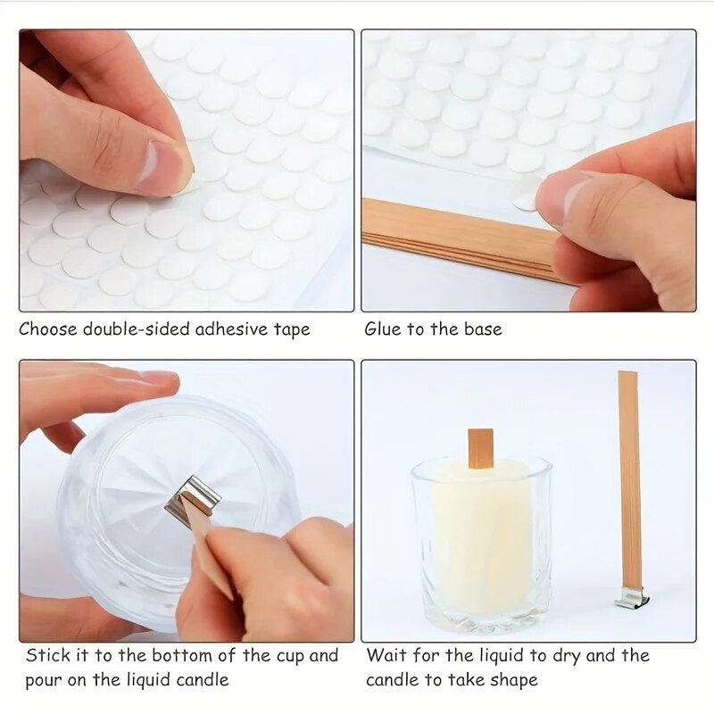 30pcs High Quality Wooden Cand - Candle Making Kit Beeswax avaliação e preço