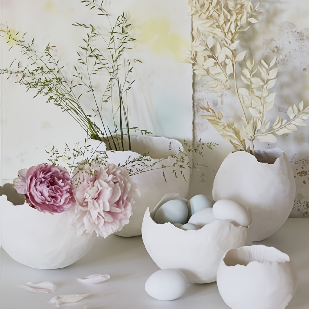 [Resin Mold]  Silicone Egg Mol - Candle Making Design avaliação e preço