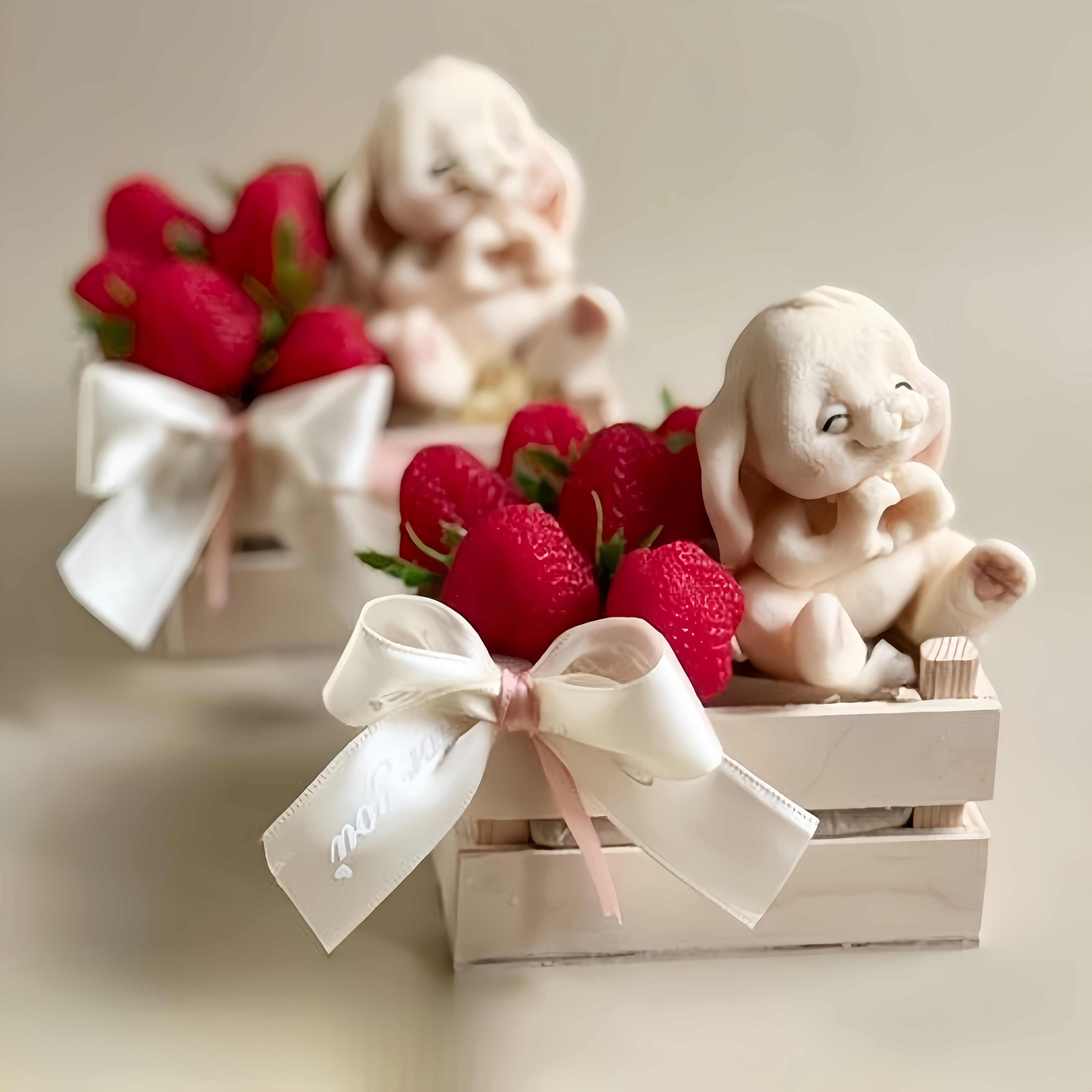1pc Adorable Rabbit Resin Sili - Candle Making Design avaliação e preço