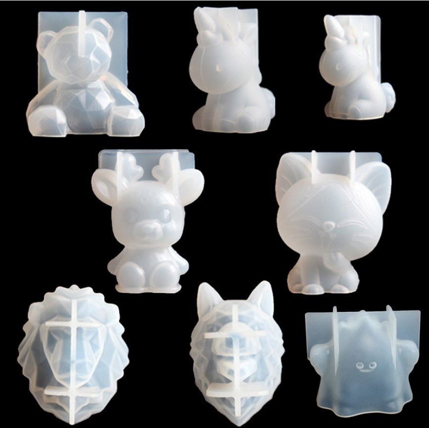 Transparent Unicorn Silicone E - Candle Making Design avaliação e preço