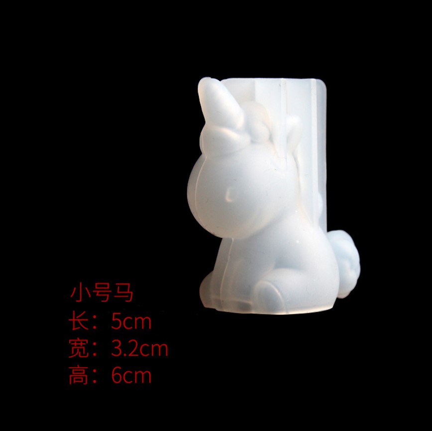 Transparent Unicorn Silicone E - Candle Making Design avaliação e preço