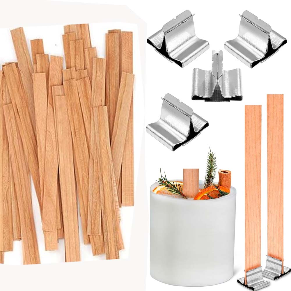 Wood Wicks for Candle making 1 - Candle Making Homewood avaliação e preço