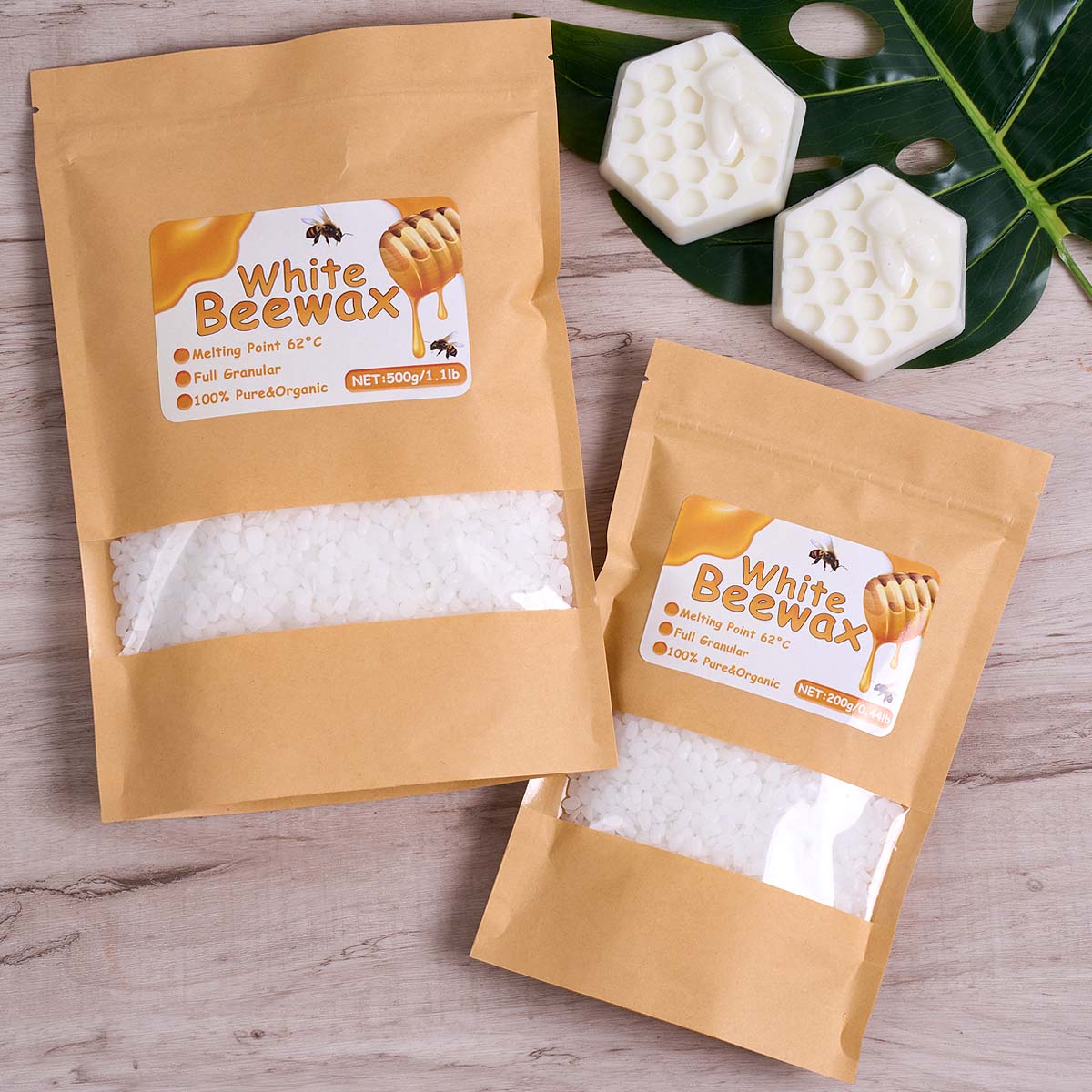 1000g White Beeswax DIY Candle - Candle Making Kit Beeswax avaliação e preço