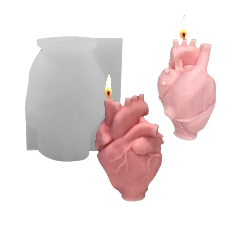 DIY Human Heart Silicone Candl - Candle Making Diy Kit avaliação e preço
