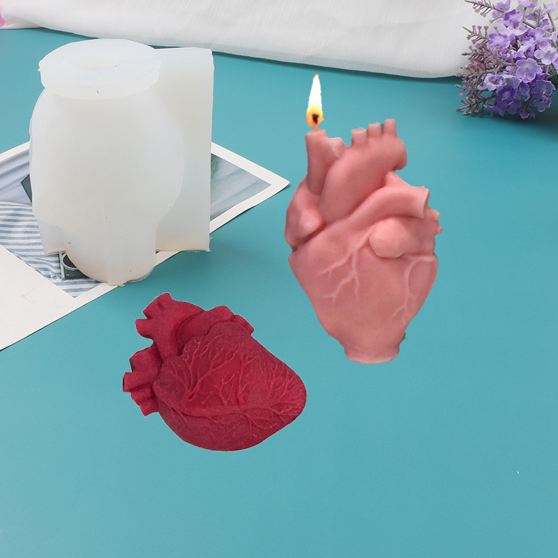 DIY Human Heart Silicone Candl - Candle Making Diy Kit avaliação e preço