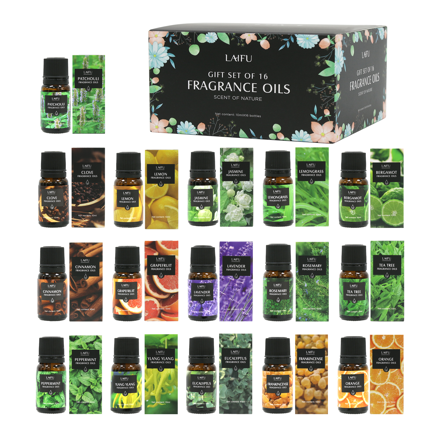 16x10ml Essential Oils Set for - Candle Making And Perfume avaliação e preço