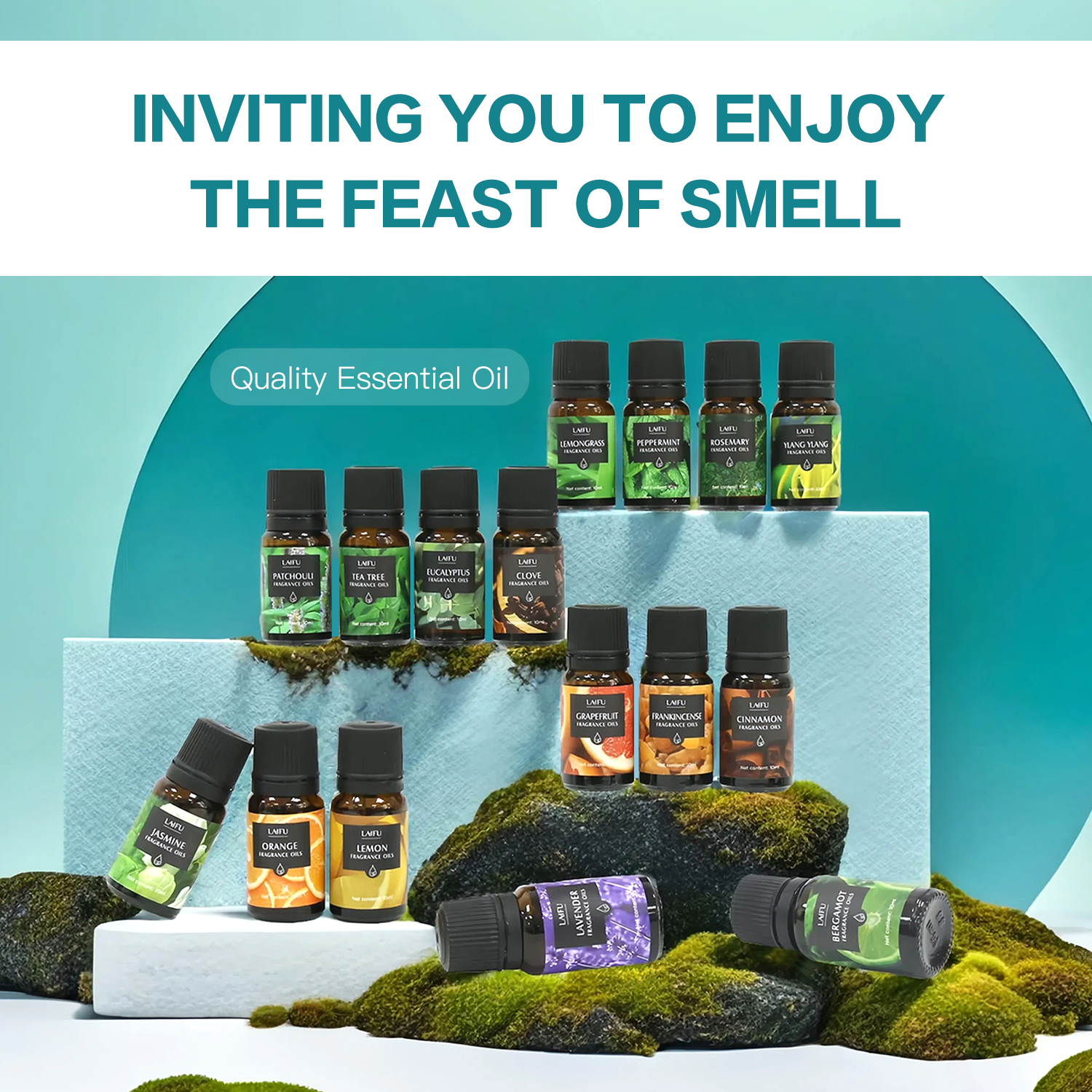 16x10ml Essential Oils Set for - Candle Making And Perfume avaliação e preço