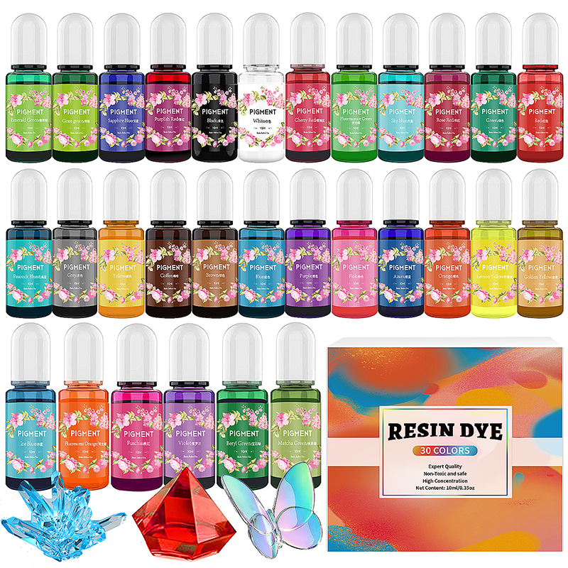 DIY Epoxy Resin Pigment Kit Ca - Candle Making Kits avaliação e preço
