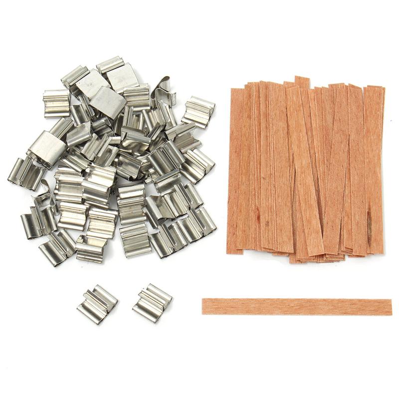 Top quality 100sets Wood Candl - Candle Making Homewood avaliação e preço