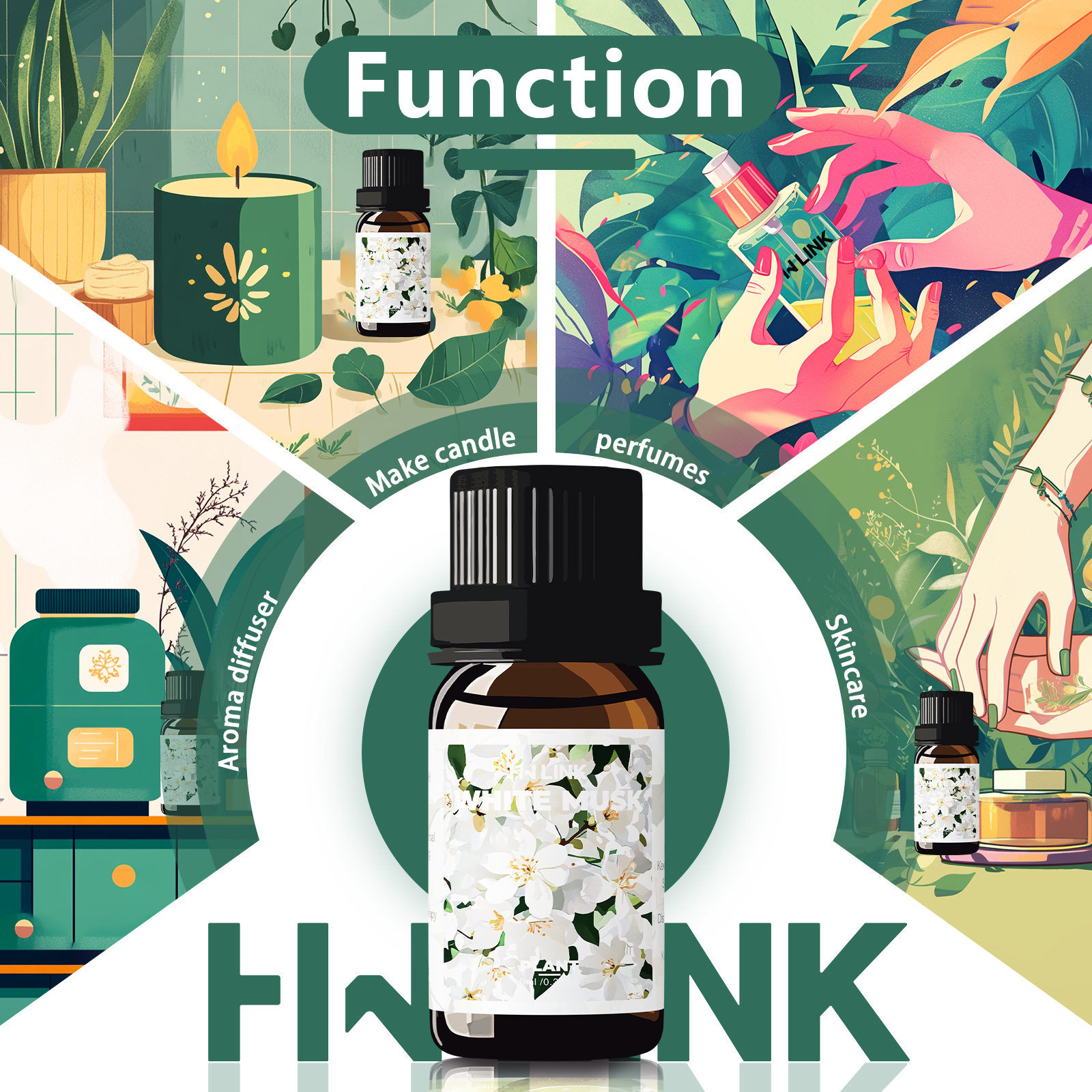 White Musk Essential Oils 10ml - Candle Making And Perfume avaliação e preço