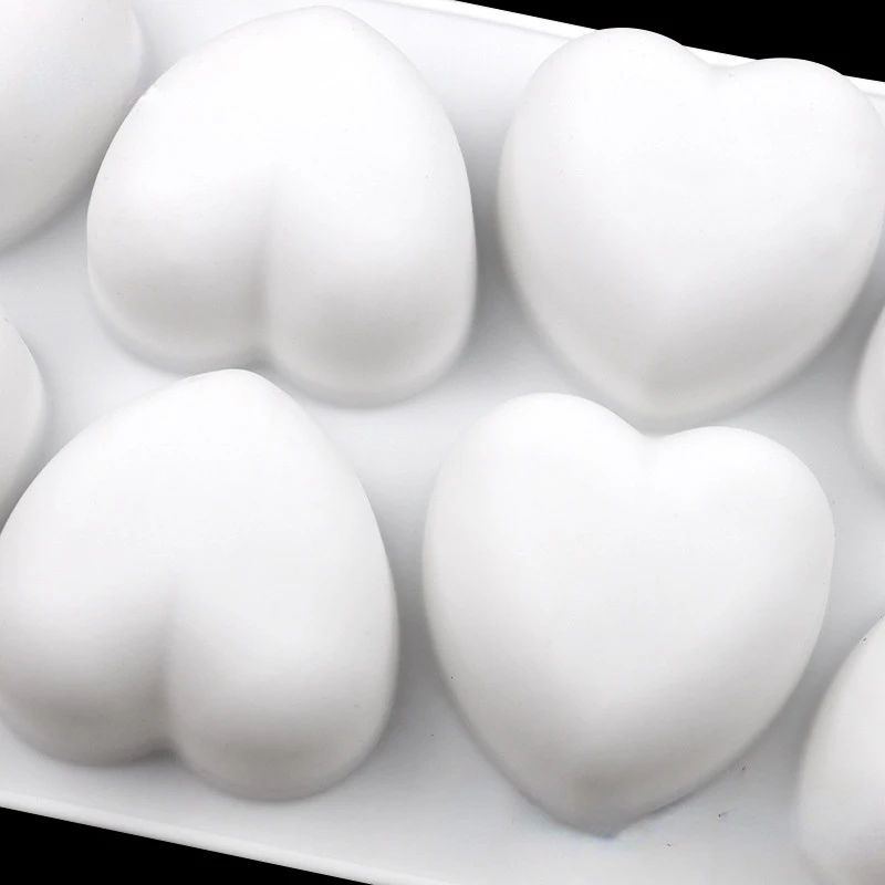 Love Heart Silicone Soap Mold  - Candle Making Kits avaliação e preço