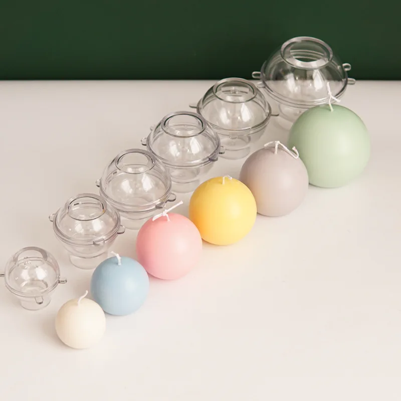 5-8cm Spherical Candle Plastic - Candle Making Diy Kit avaliação e preço