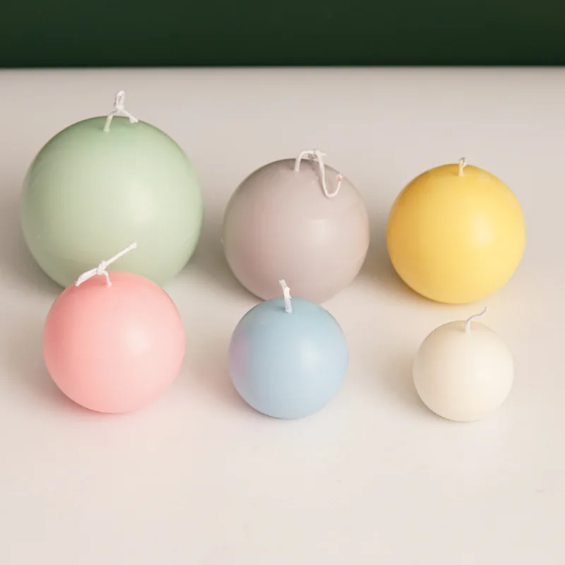 5-8cm Spherical Candle Plastic - Candle Making Diy Kit avaliação e preço