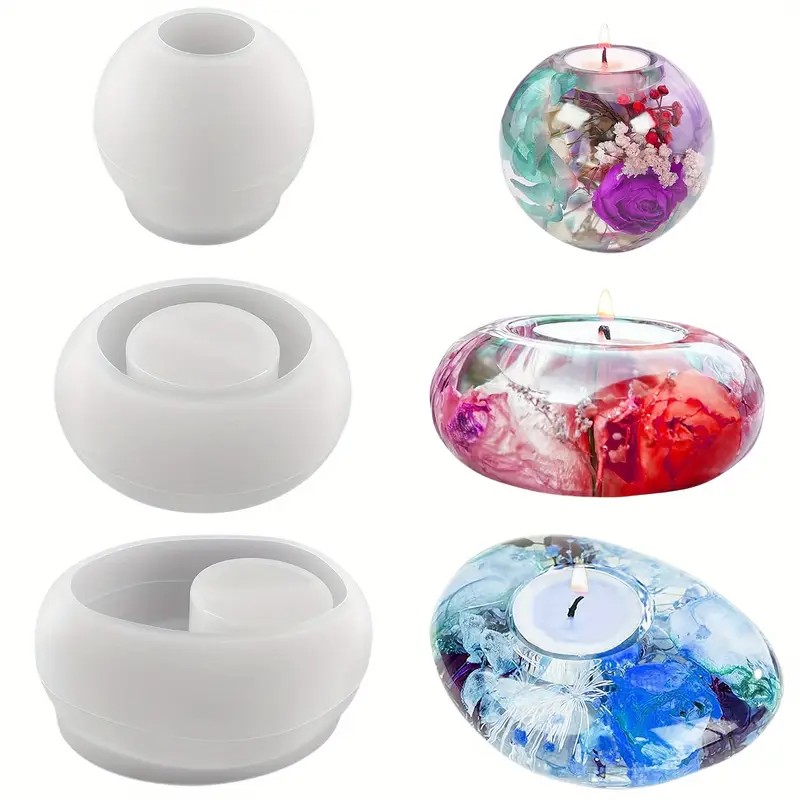 Tealight Candle Holder Resin S - Candle Making Design avaliação e preço