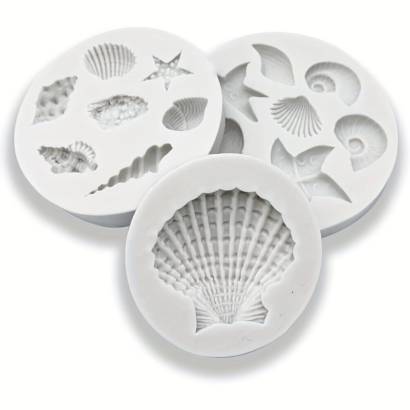 3pcs/set, shell mold set, irre - Candle Making Diy Kit avaliação e preço