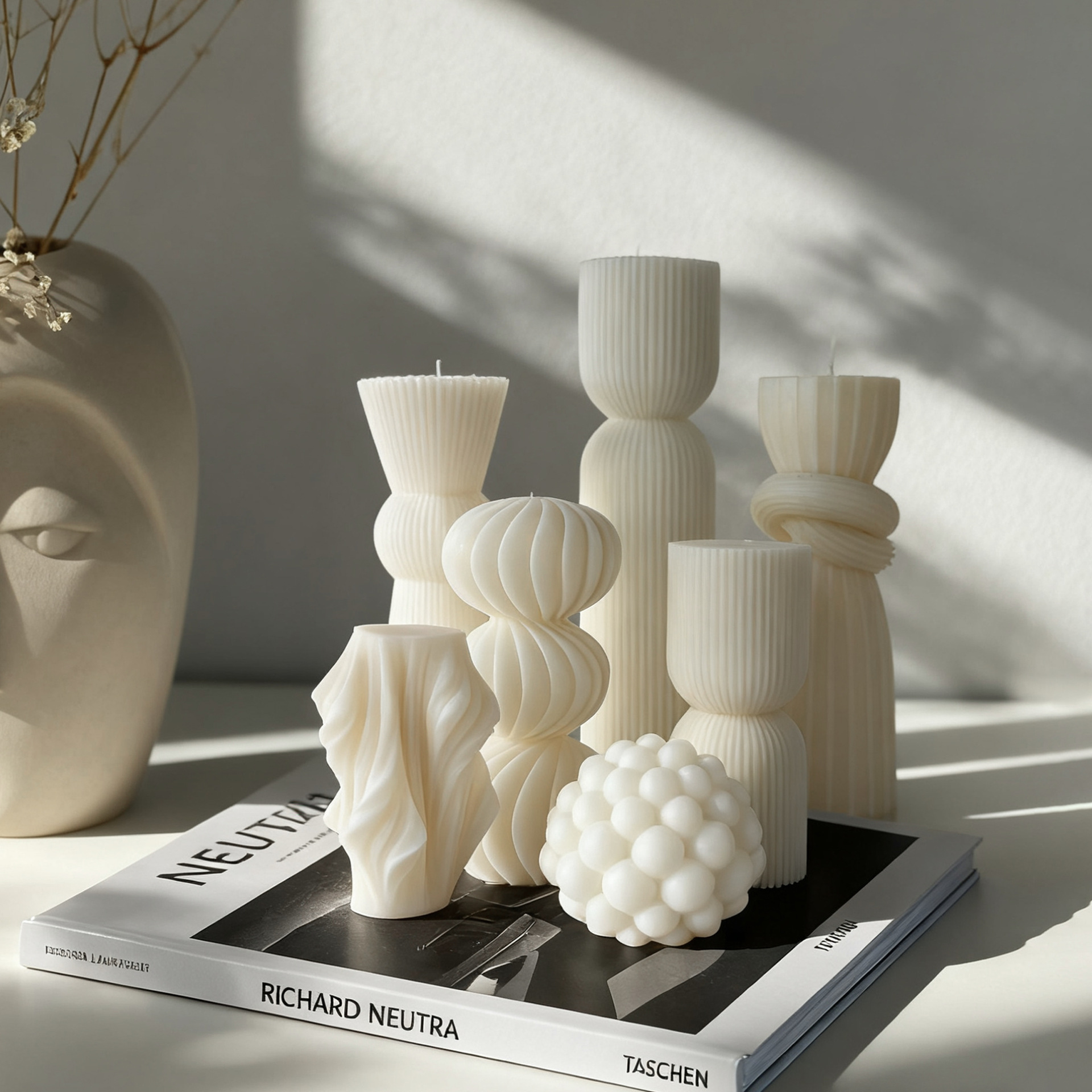 Nordic Minimalist White Scente - Candle Making Design avaliação e preço