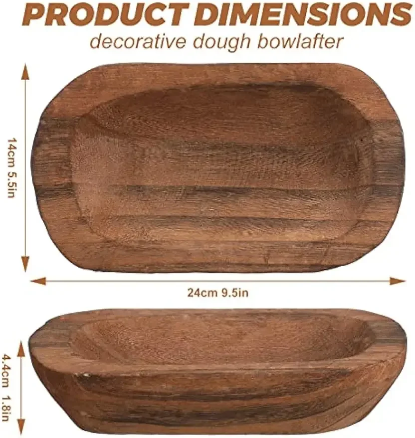 15 Pcs Wood Dough Bowl Bulk- 9 - Candle Making Homewood avaliação e preço