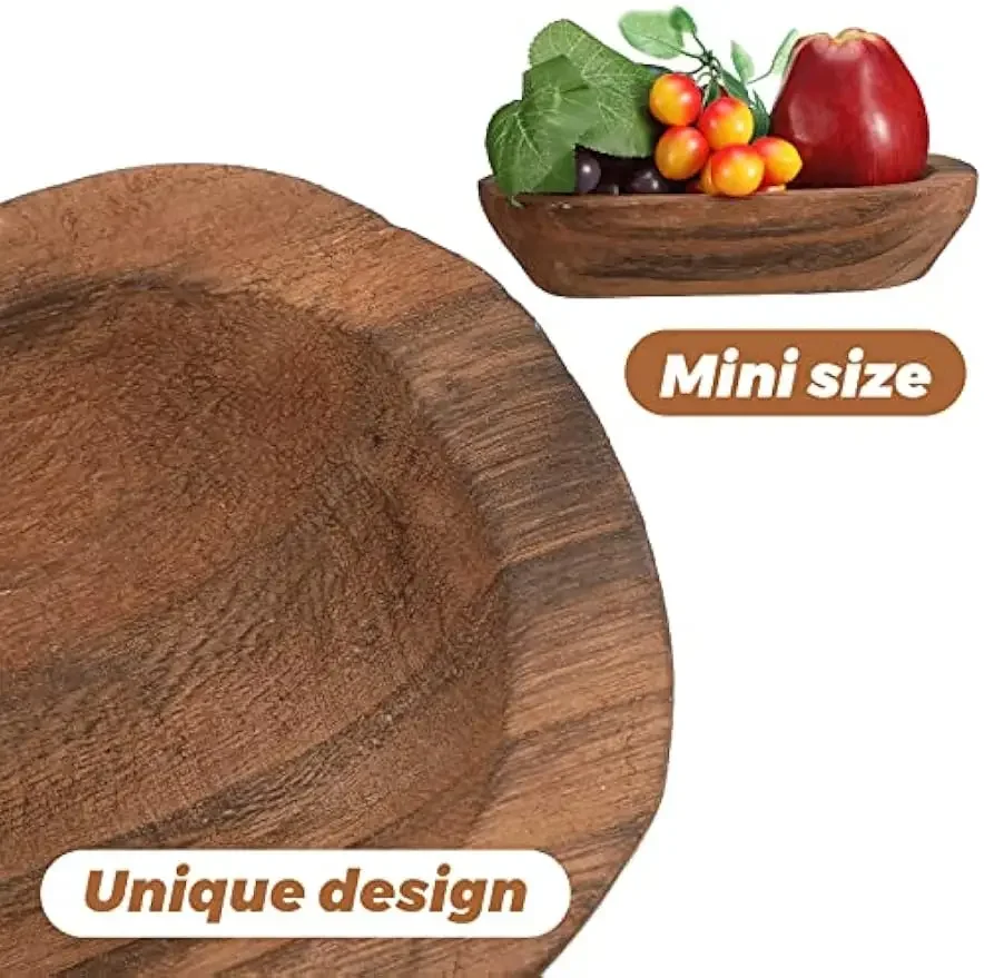 15 Pcs Wood Dough Bowl Bulk- 9 - Candle Making Homewood avaliação e preço