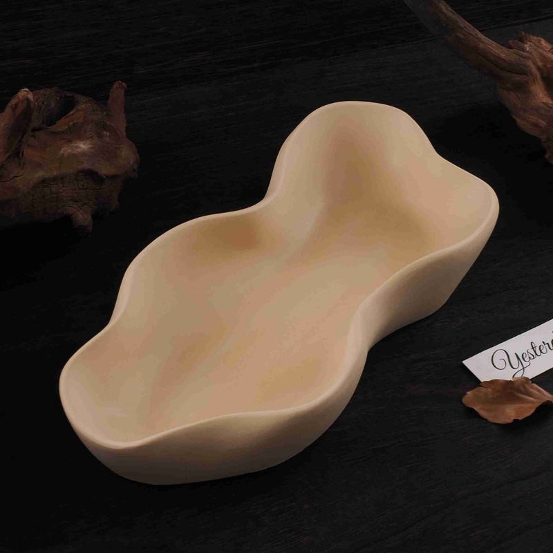 DIY Irregular Wave Candle Bowl - Candle Making Design avaliação e preço