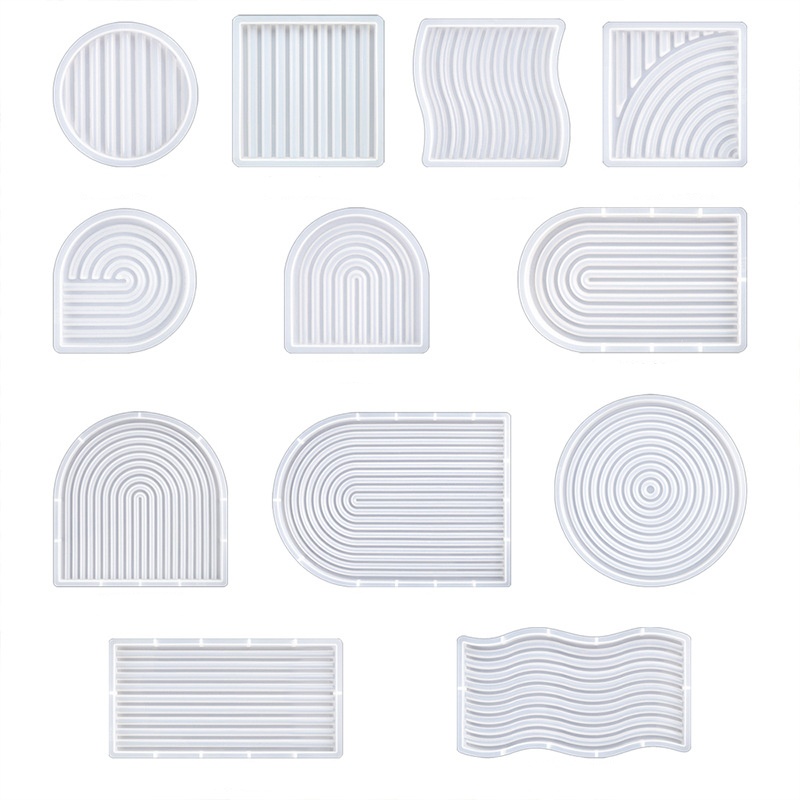 DIY Striped Wave Tray Mold For - Candle Making Diy avaliação e preço