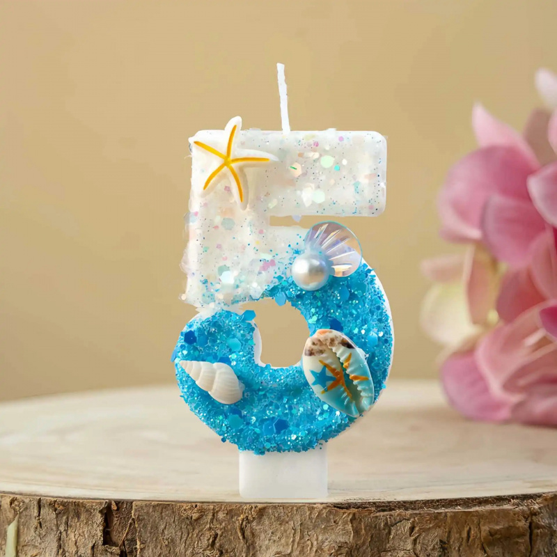 Shell-shaped Starfish Digital  - Candle Making Design avaliação e preço