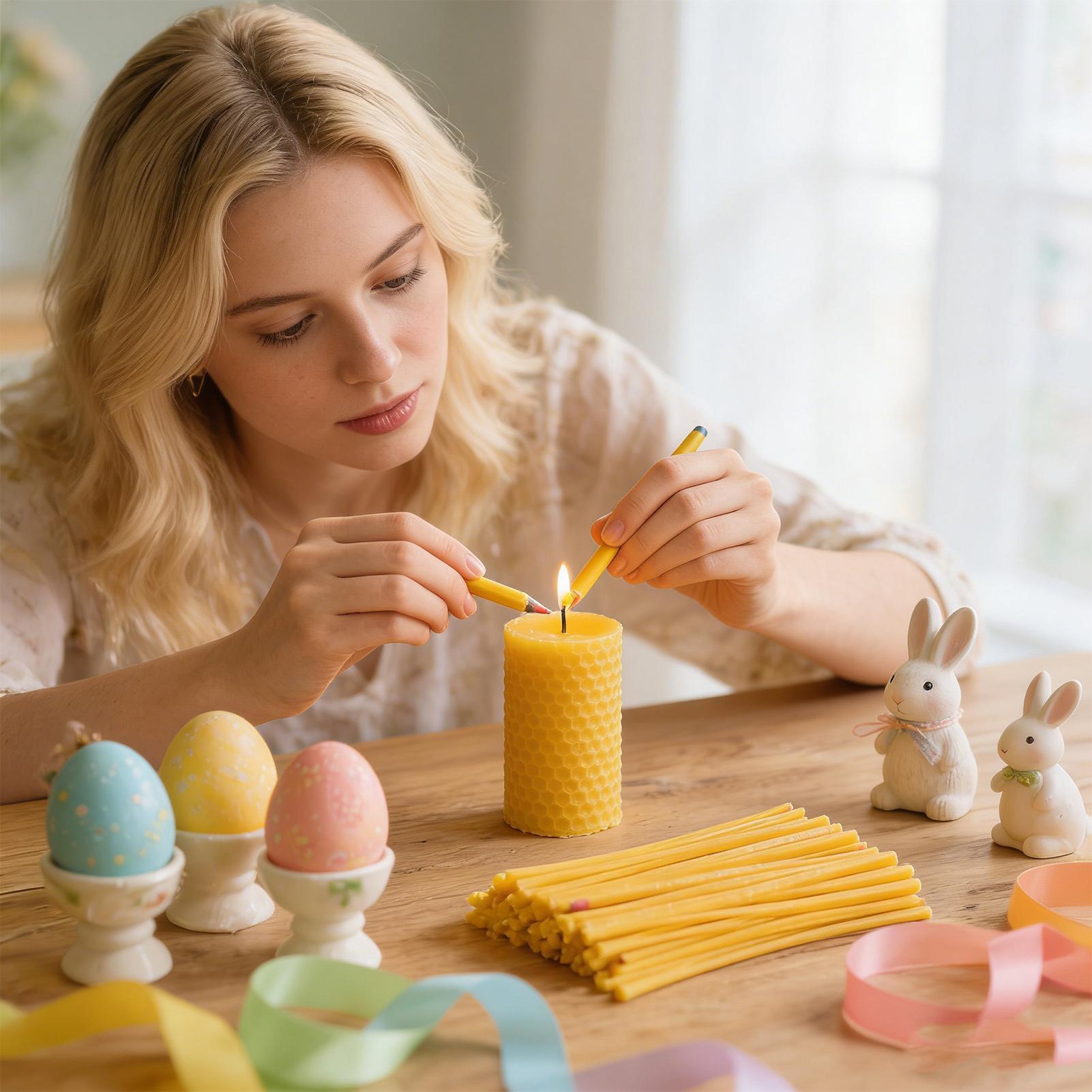 Egg Decorating Beeswax Sticks  - Candle Making Kit Beeswax avaliação e preço