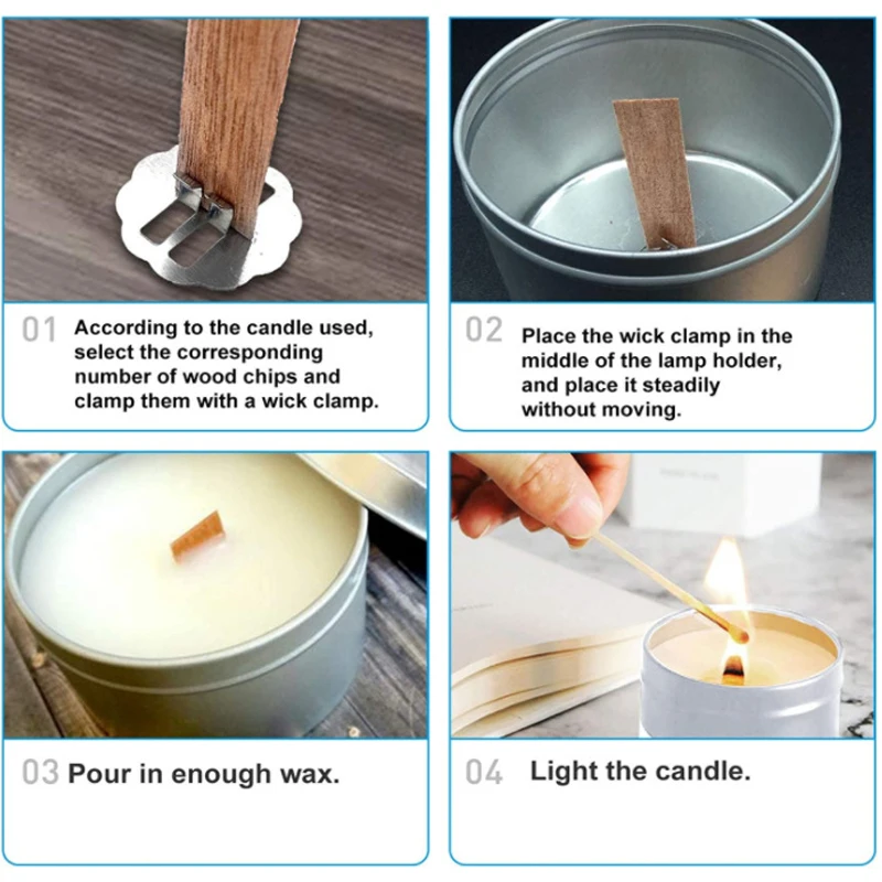 10sets Top quality Wood Candle - Candle Making Homewood avaliação e preço