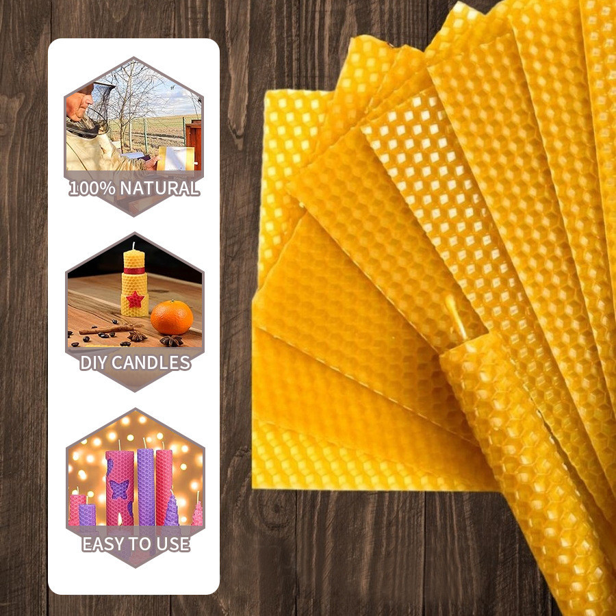 10/20/30pcs Natural Beeswax Sh - Candle Making Kit Beeswax avaliação e preço