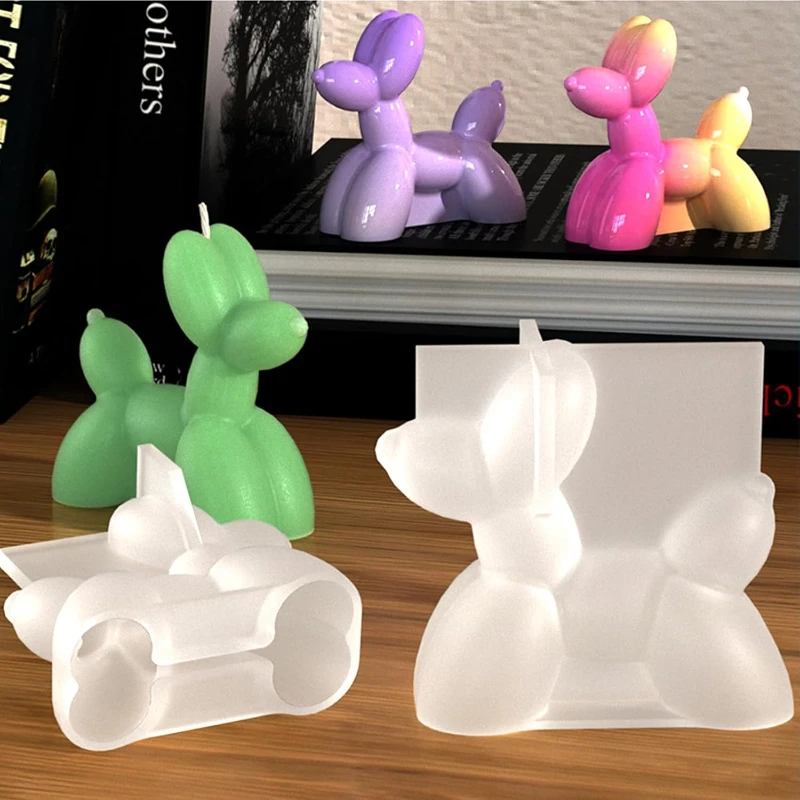 Balloon Dog Silicone Mold,   P - Candle Making Diy avaliação e preço
