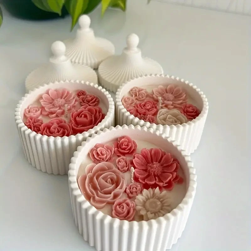 1 Set Silicone Candle Jar Mold - Candle Making Set avaliação e preço