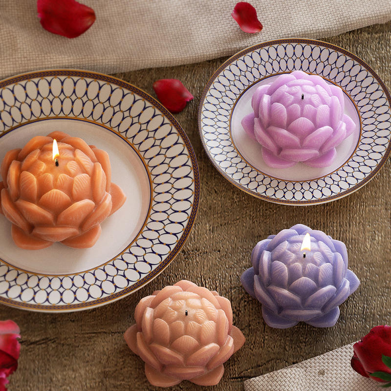 1PC Lotus Flower Candle Mold S - Candle Making Design avaliação e preço