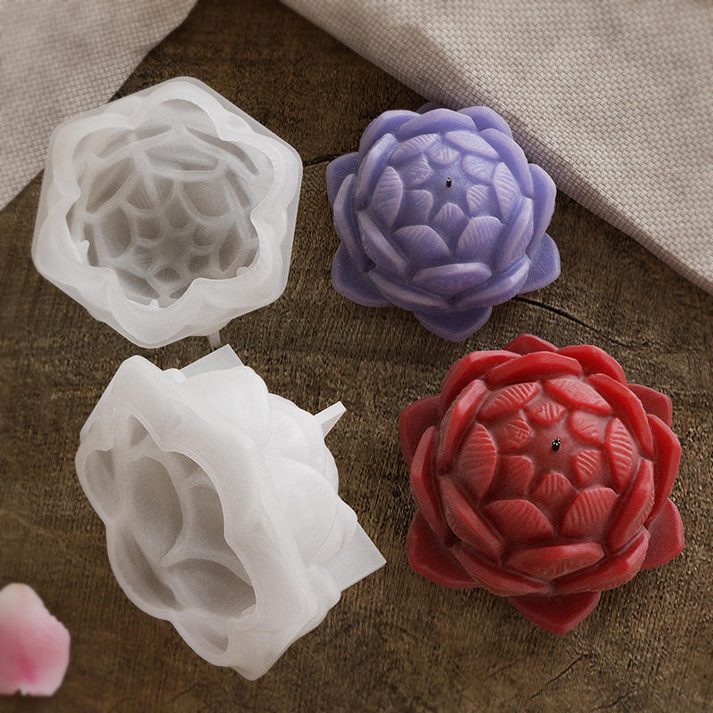 1PC Lotus Flower Candle Mold S - Candle Making Design avaliação e preço