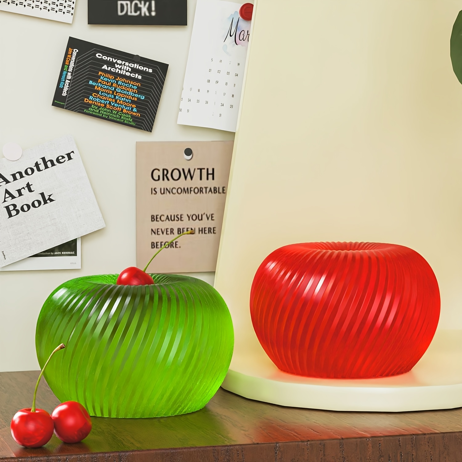 A trendy red apple silicone mo - Candle Making Design avaliação e preço